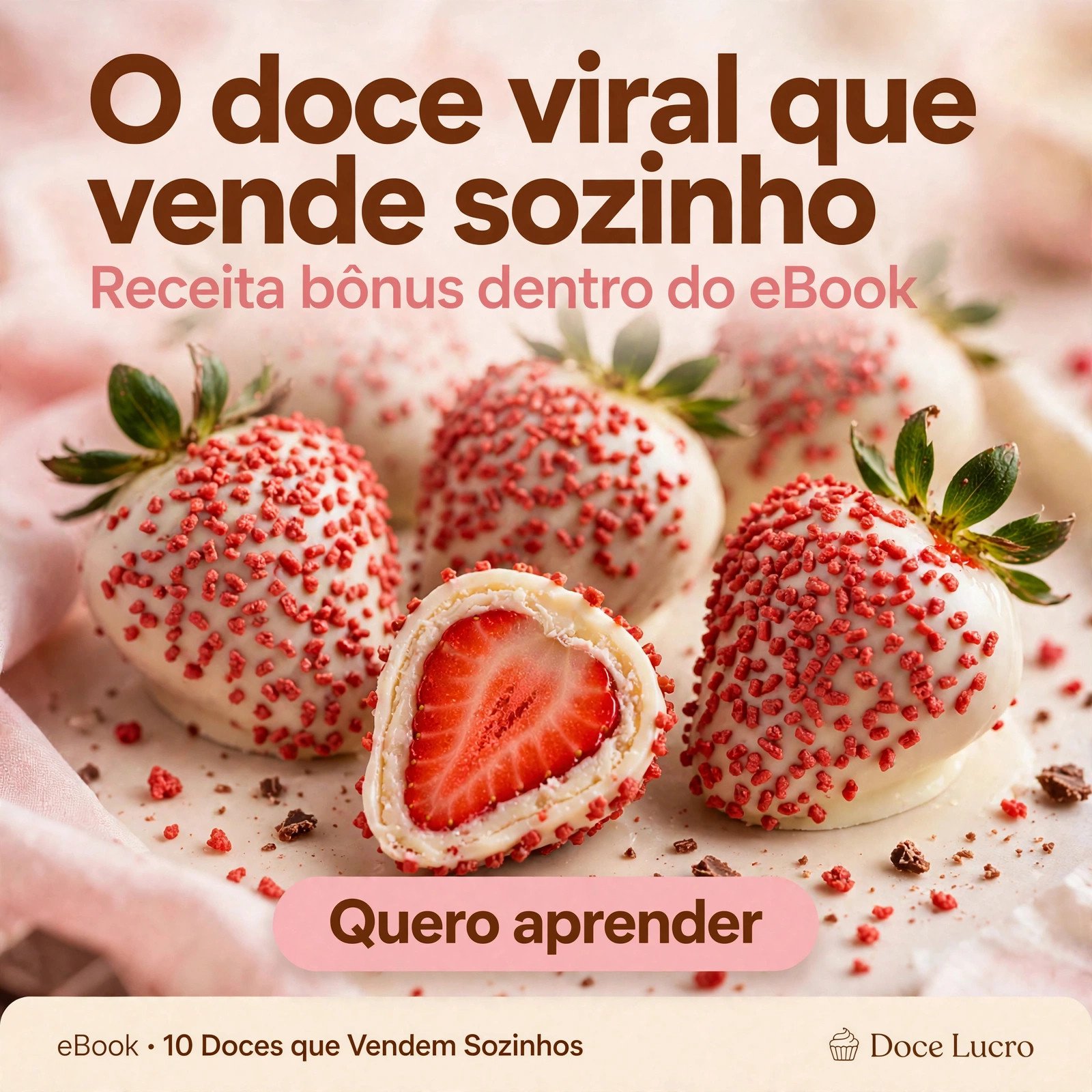Morango Cravejado - bônus exclusivo