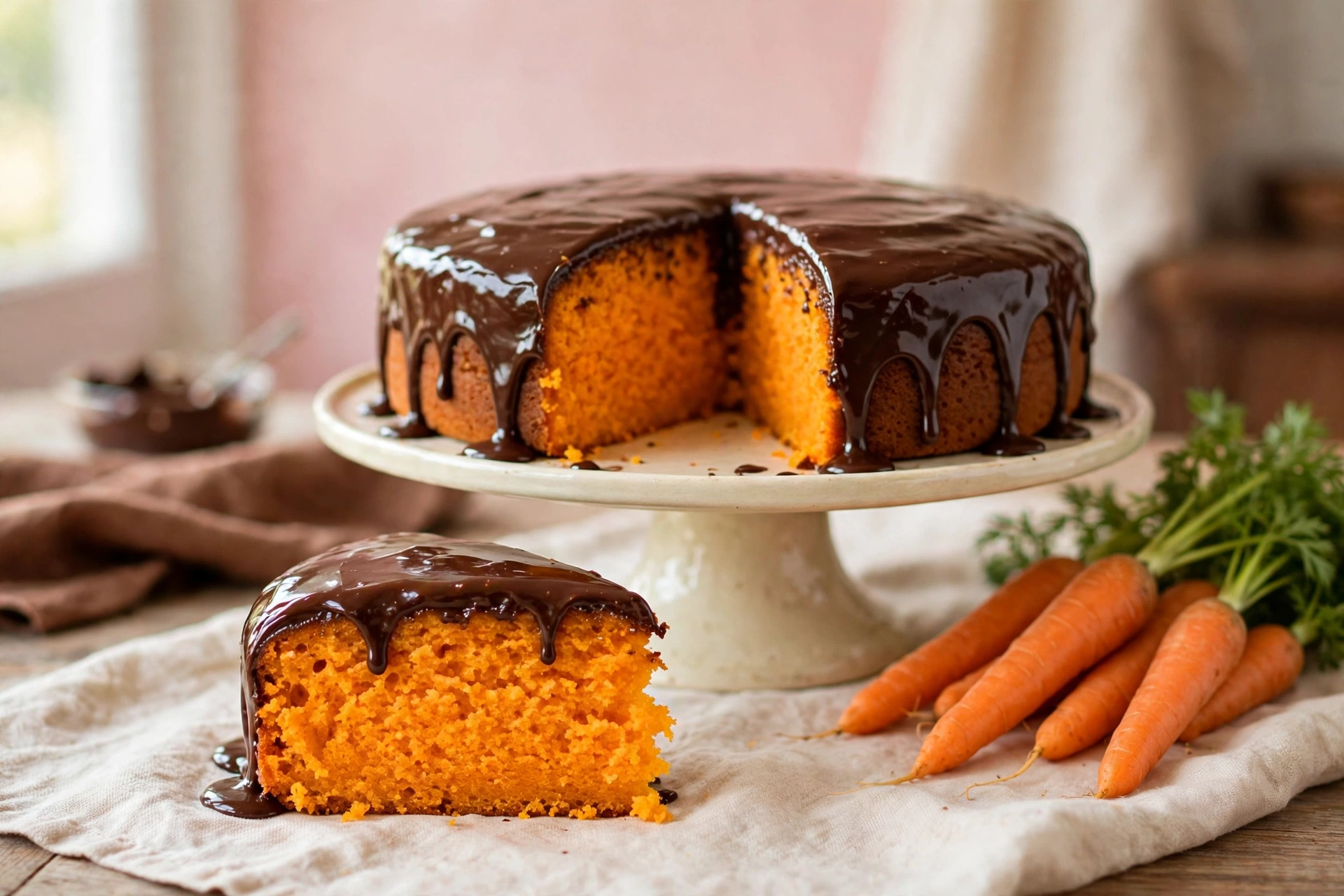 Receita de Bolo de Cenoura com Cobertura de Chocolate para Vender