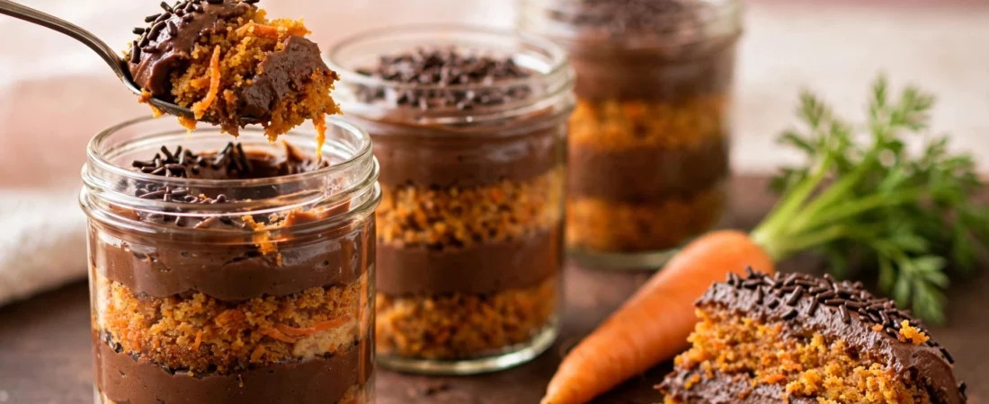 Receita de Bolo no Pote de Cenoura com Brigadeiro para Vender