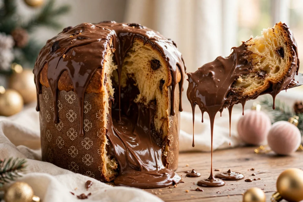 Receita de Chocotone Trufado para Vender (Recheio de Brigadeiro Trufado)