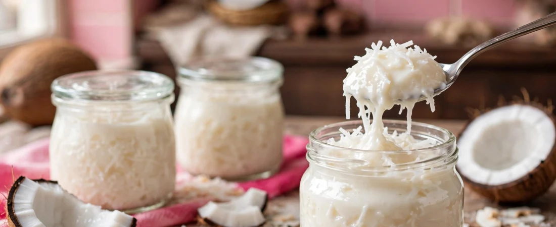 Receita de Cocada Cremosa de Colher para Vender (No Pote)