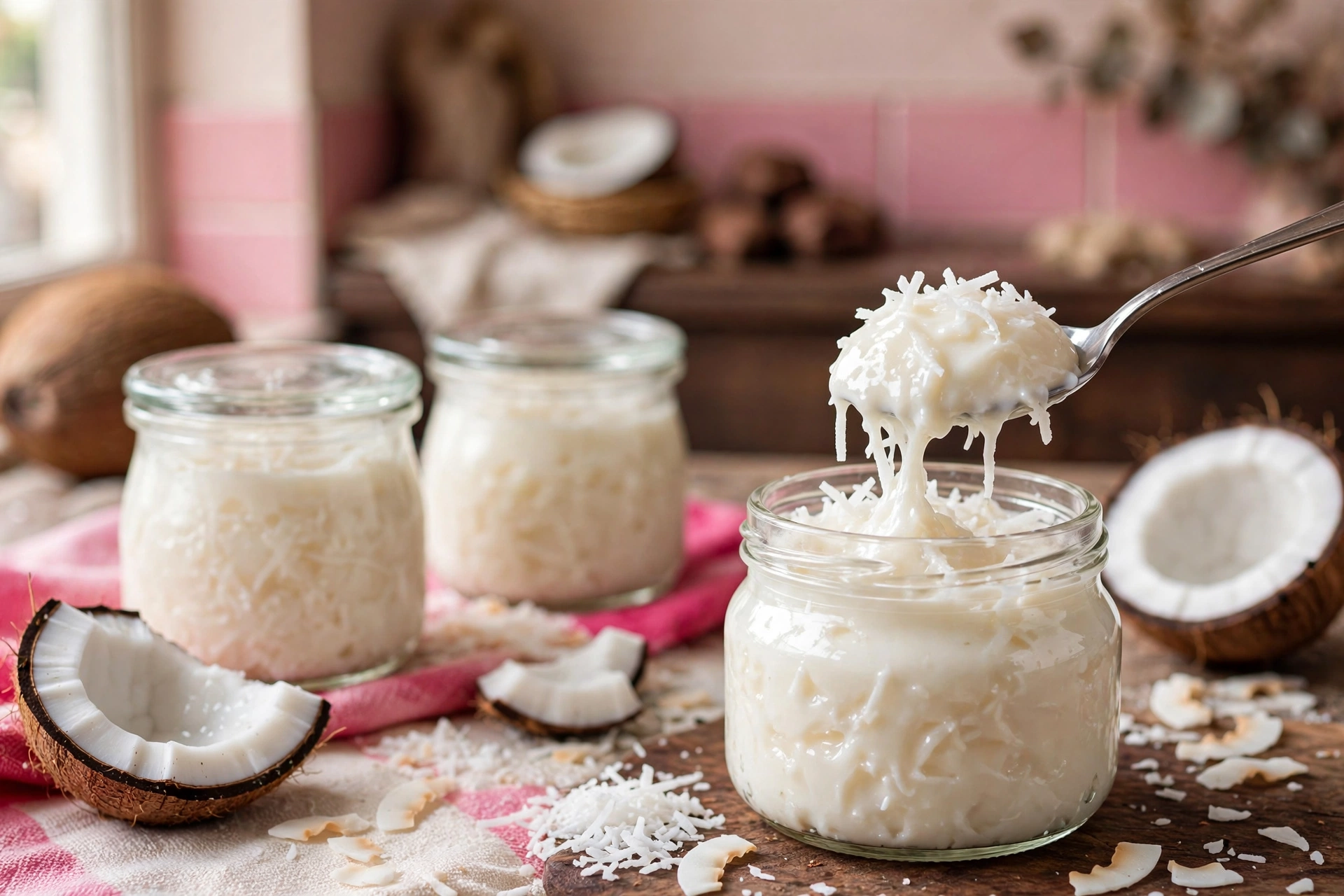 Receita de Cocada Cremosa de Colher para Vender (No Pote)